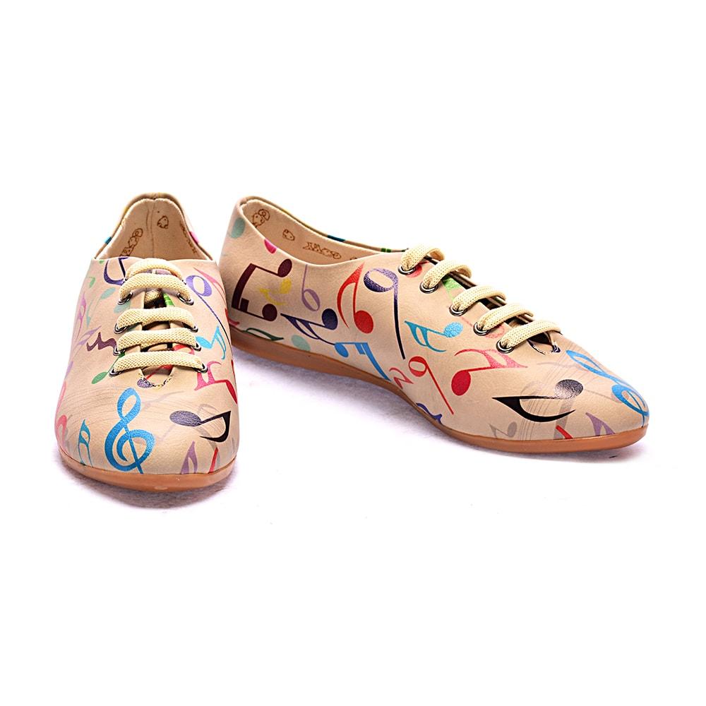 Music Notes Ballerinas Shoes SLV006 (506272808992)
