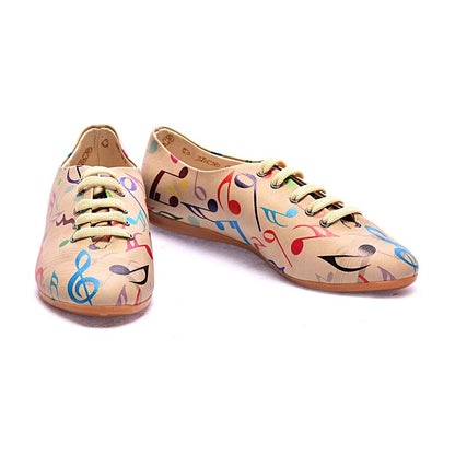 Music Notes Ballerinas Shoes SLV006 (506272808992)
