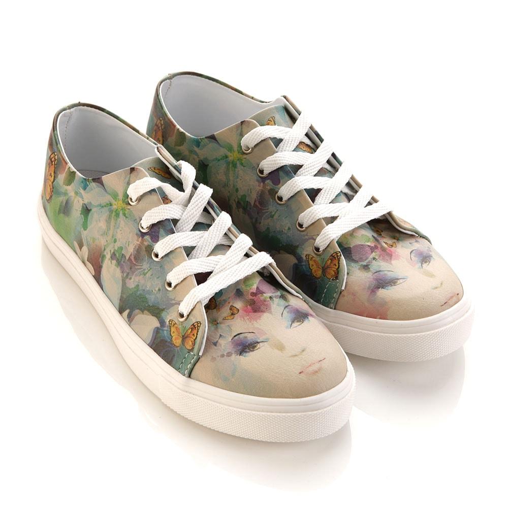Flower Woman Sneaker Shoes SPR5003 (1405810507872)