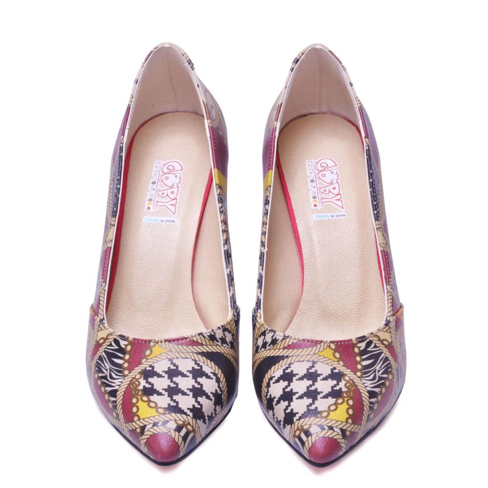 Pattern Heel Shoes STL3002 (1405813063776)