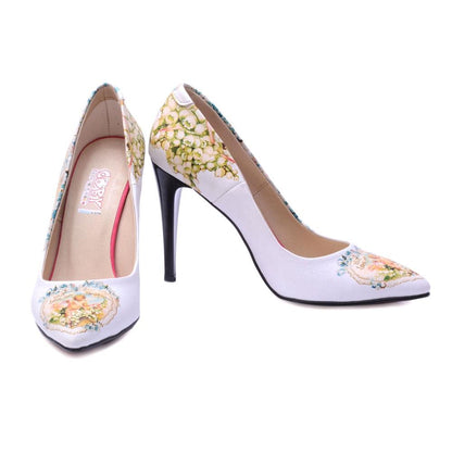 Flowers Heel Shoes STL4406 (506277560352)