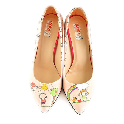 I Love You My Friend Heel Shoes STL4409 (506277625888)