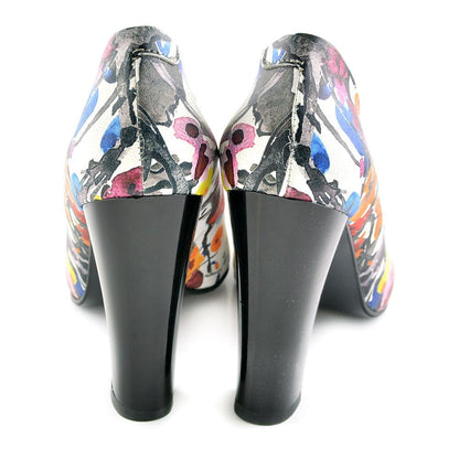 Flowers Heel Shoes STL4501 (1405813456992)