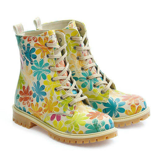 Flowers Long Boots TMB1021 (1405815226464)