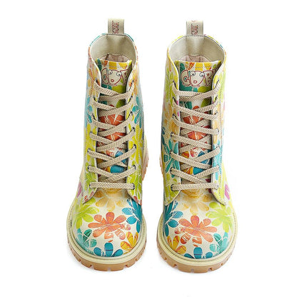 Flowers Long Boots TMB1021 (1405815226464)