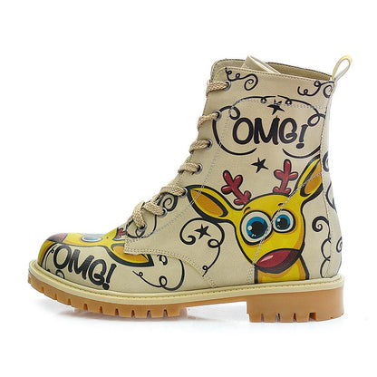 Confused Giraffe Long Boots TMB1029 (1405815455840)