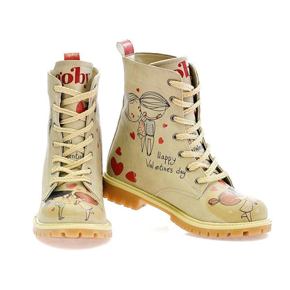 Happy Valentines day Long Boots TMB1037 (1405815783520)