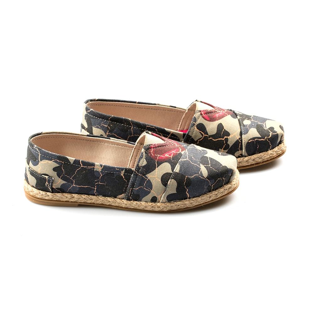 Camouflage Ballerinas Shoes TMH2206 (1405816733792)