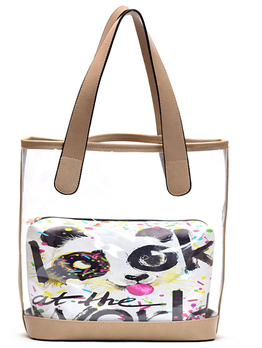 Look at the World From Different Bevel Hand Bags TRP909