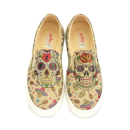 Skull Sneaker Shoes VN4005 (506278281248)