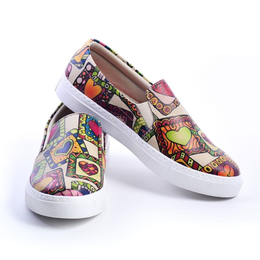 Hearts Sneaker Shoes VN4033 (1405817978976)