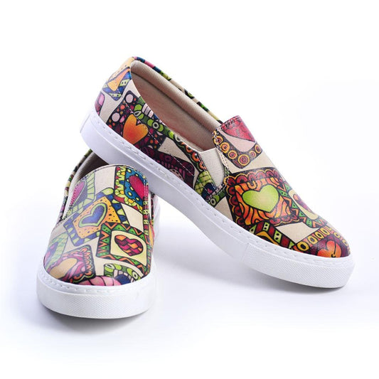 Hearts Sneaker Shoes VN4033 (1405817978976)