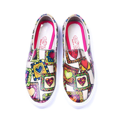 Hearts Sneaker Shoes VN4033 (1405817978976)