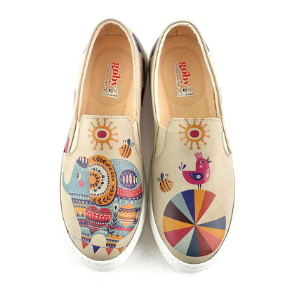 Colors and Elephant Sneaker Shoes VN4039 (506279395360)
