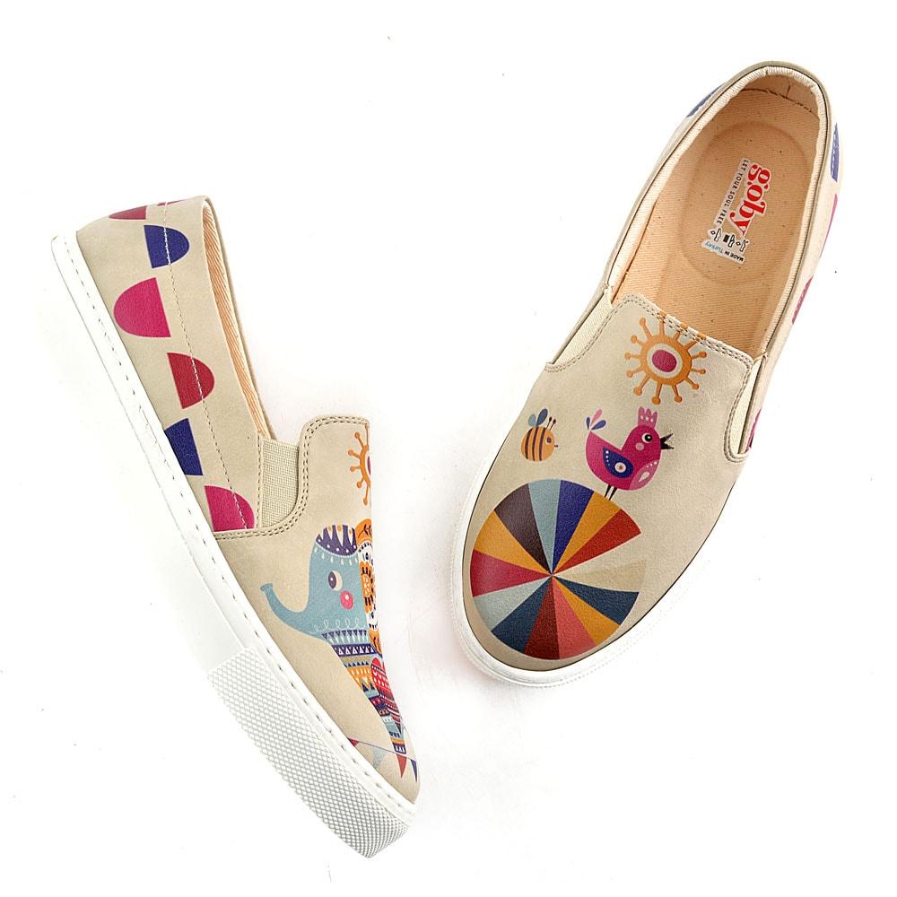 Colors and Elephant Sneaker Shoes VN4039 (506279395360)