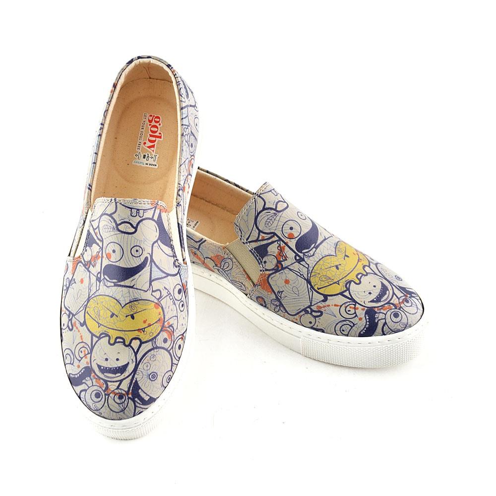 Crazy Smileys Sneaker Shoes VN4044 (506279657504)