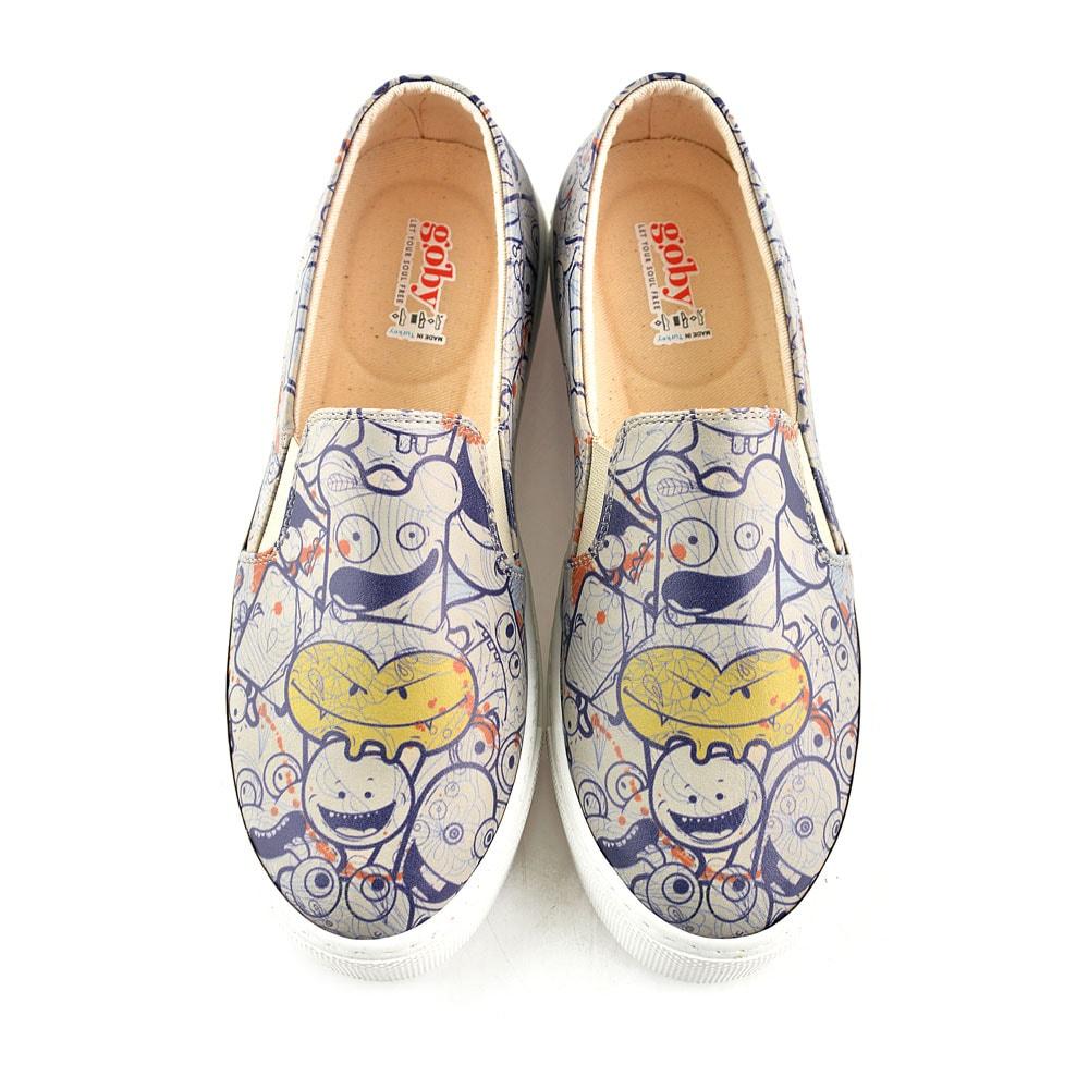 Crazy Smileys Sneaker Shoes VN4044 (506279657504)