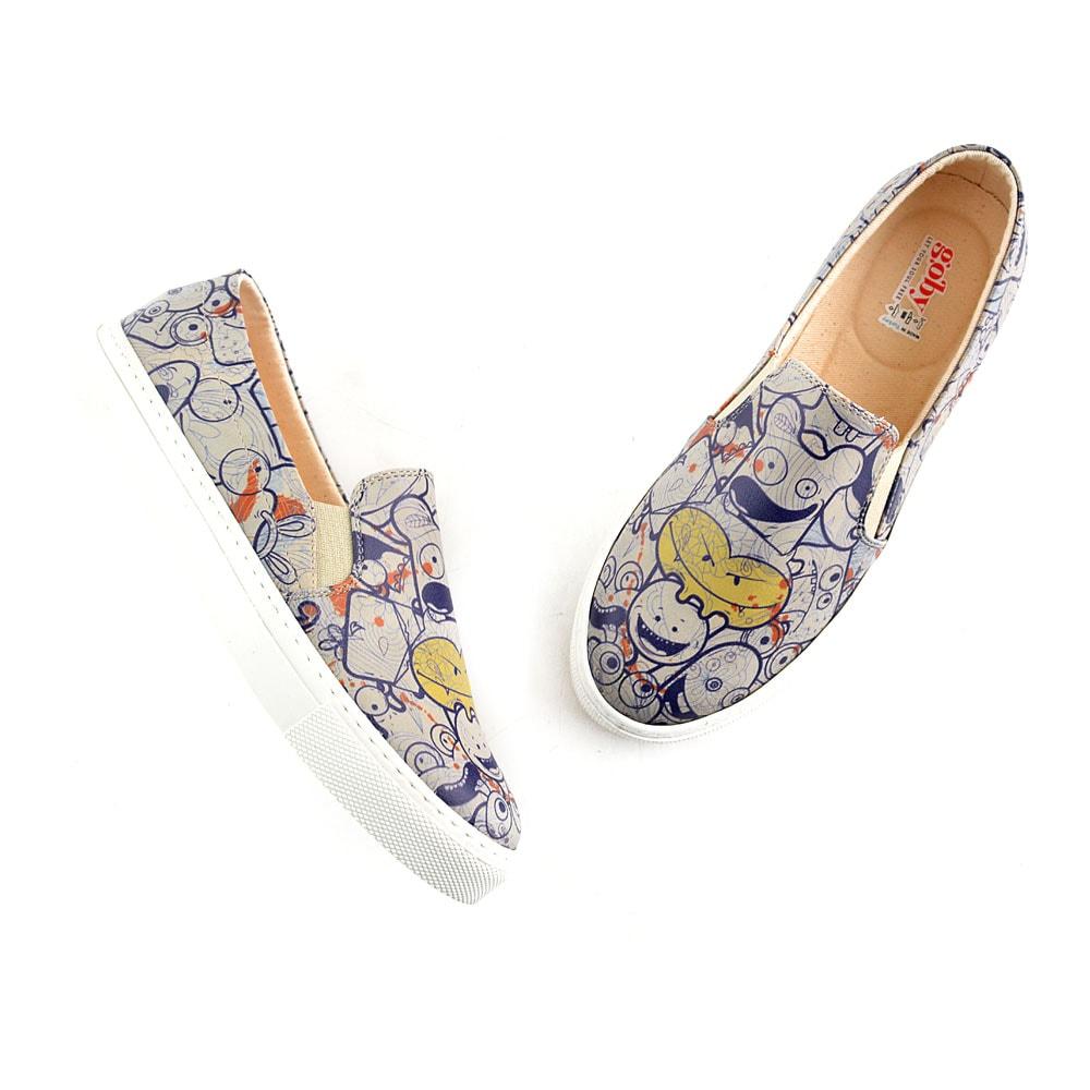 Crazy Smileys Sneaker Shoes VN4044 (506279657504)