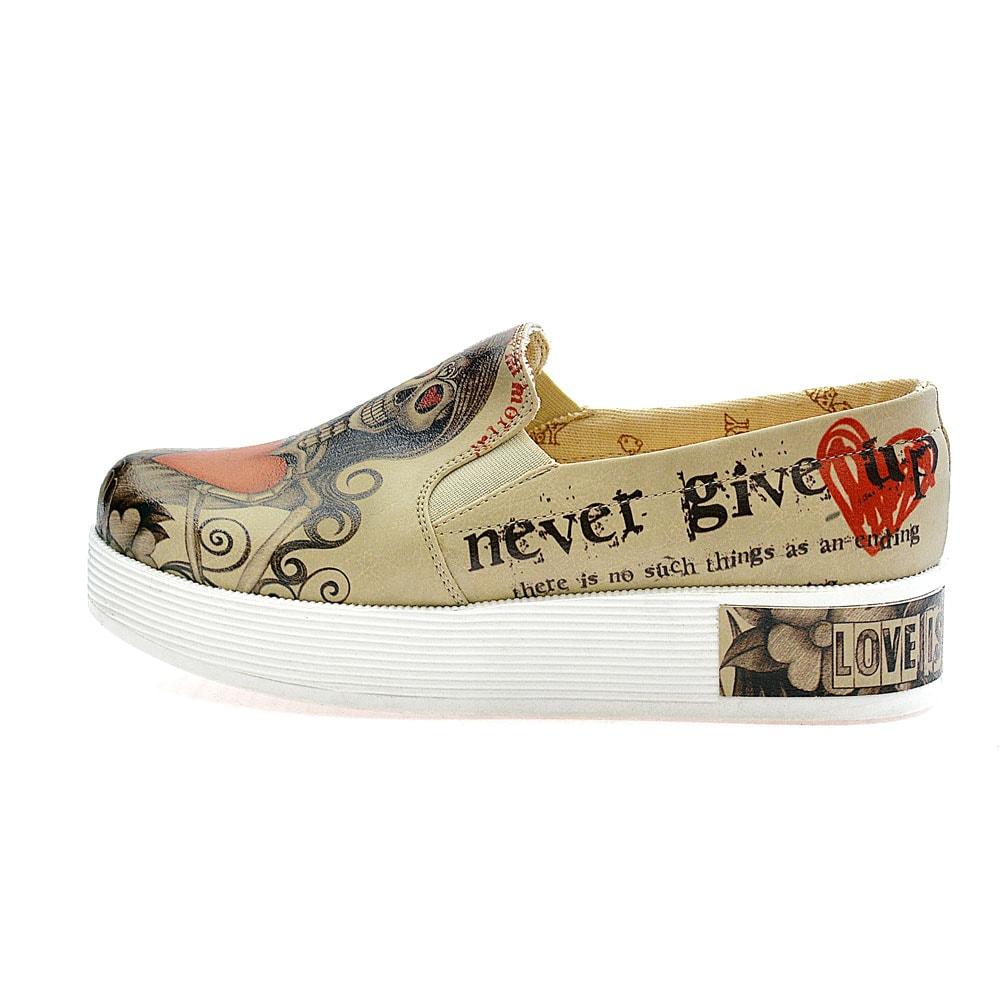 Death is Not End of Love Sneaker Shoes VN4222 (506280476704)