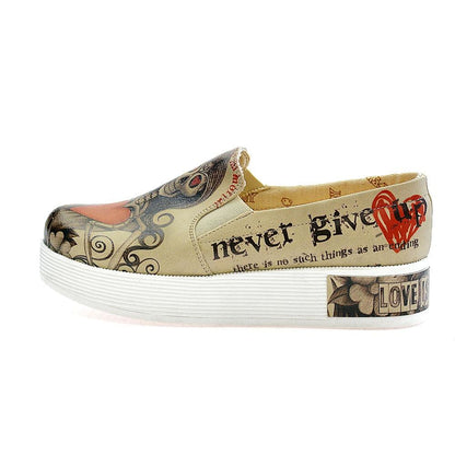 Death is Not End of Love Sneaker Shoes VN4222 (506280476704)