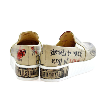 Death is Not End of Love Sneaker Shoes VN4222 (506280476704)