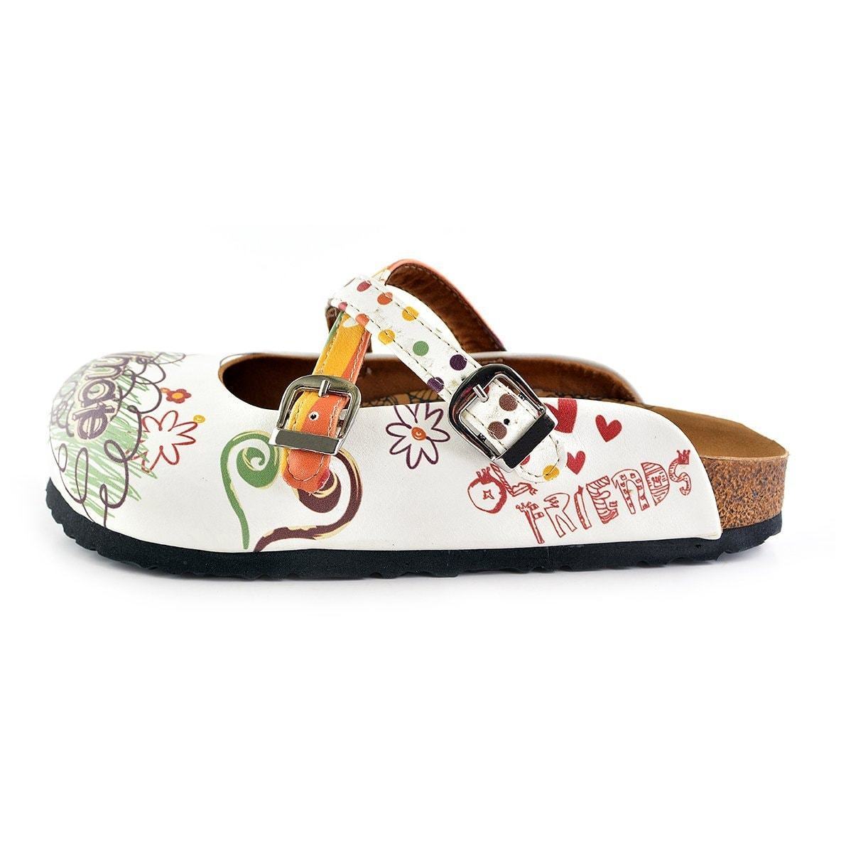 White Soulmate Clogs WCAL136 (737672527968)