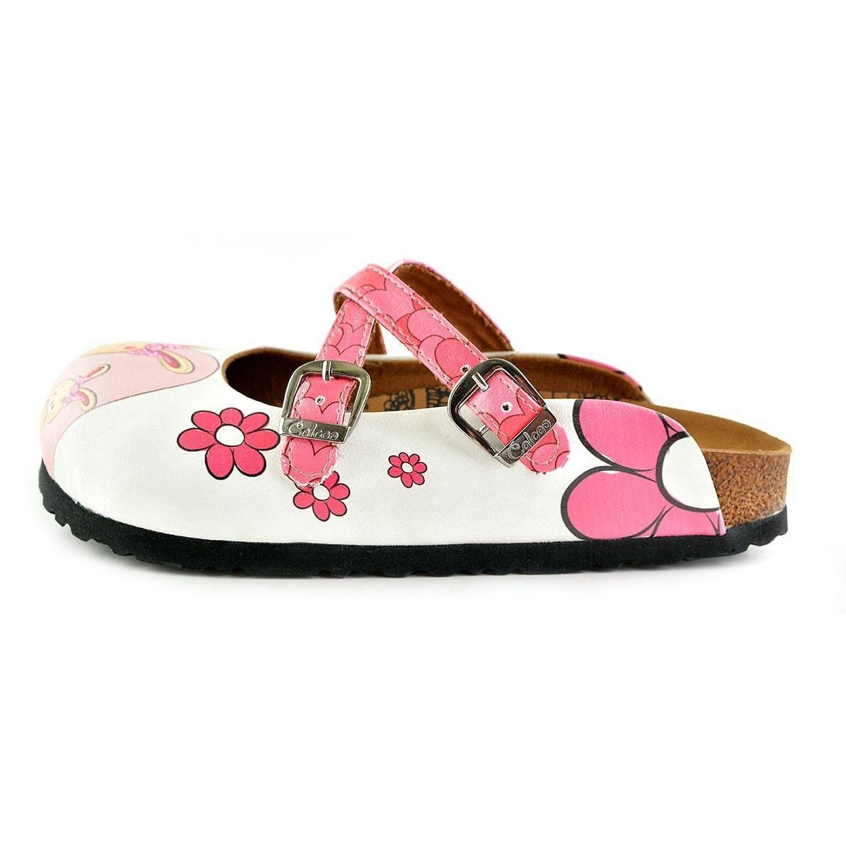 Pink Love Bunnies Clogs WCAL137 (737672429664)