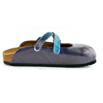 Blue "I Love You To The Moon & Back Clogs WCAL138 (737672200288)