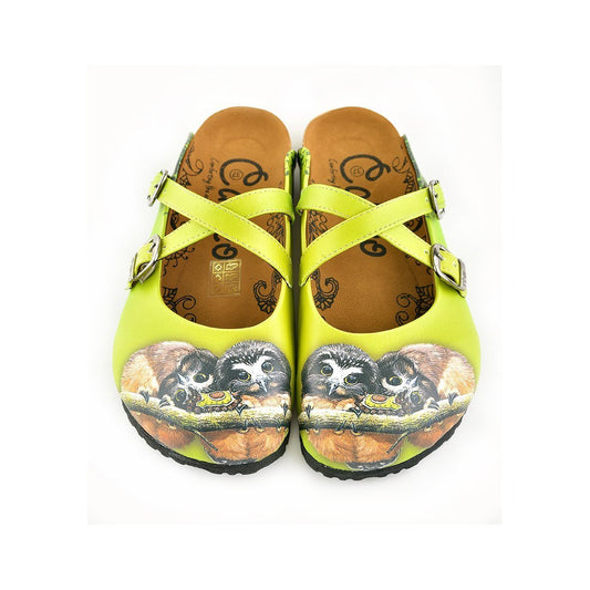 Yellow Owl Clogs WCAL139 (737672101984)