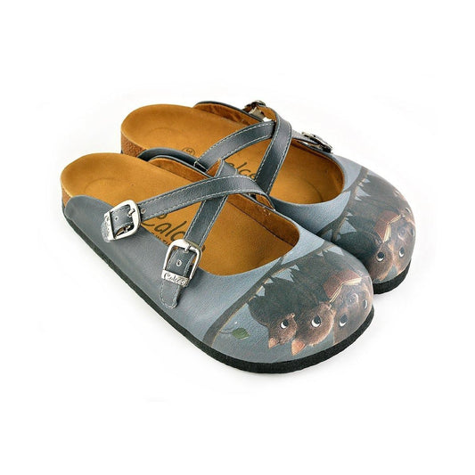 Brown Bat Clogs WCAL142 (737671544928)