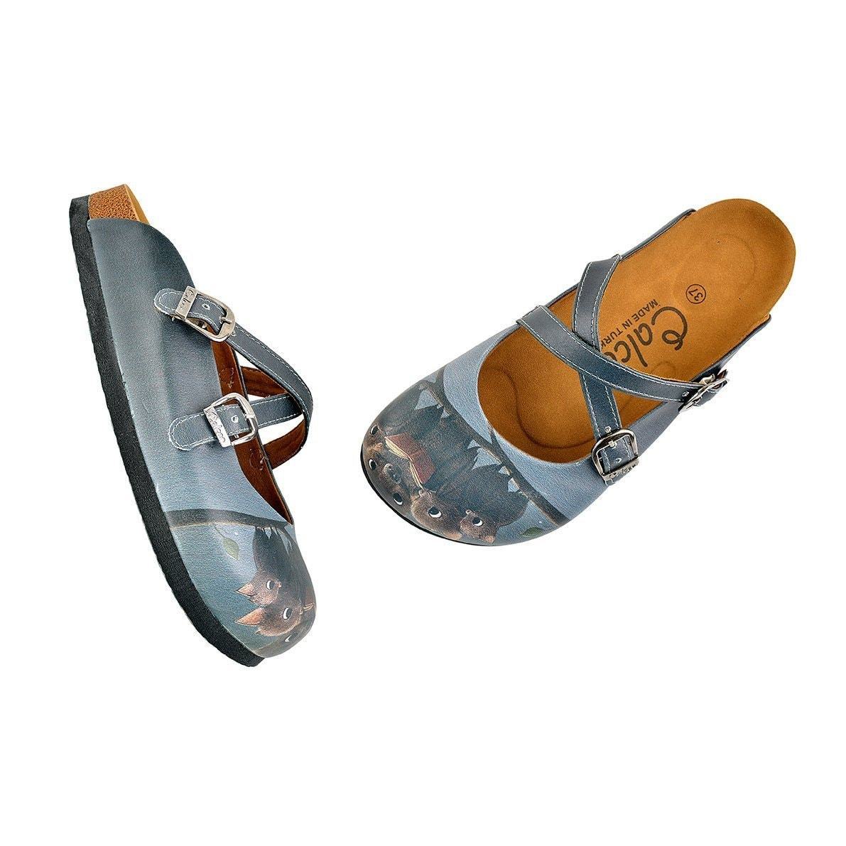 Brown Bat Clogs WCAL142 (737671544928)