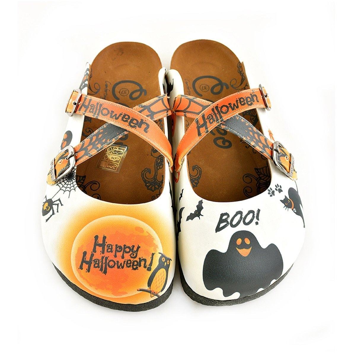 Happy Halloween Clogs WCAL150 (737667514464)