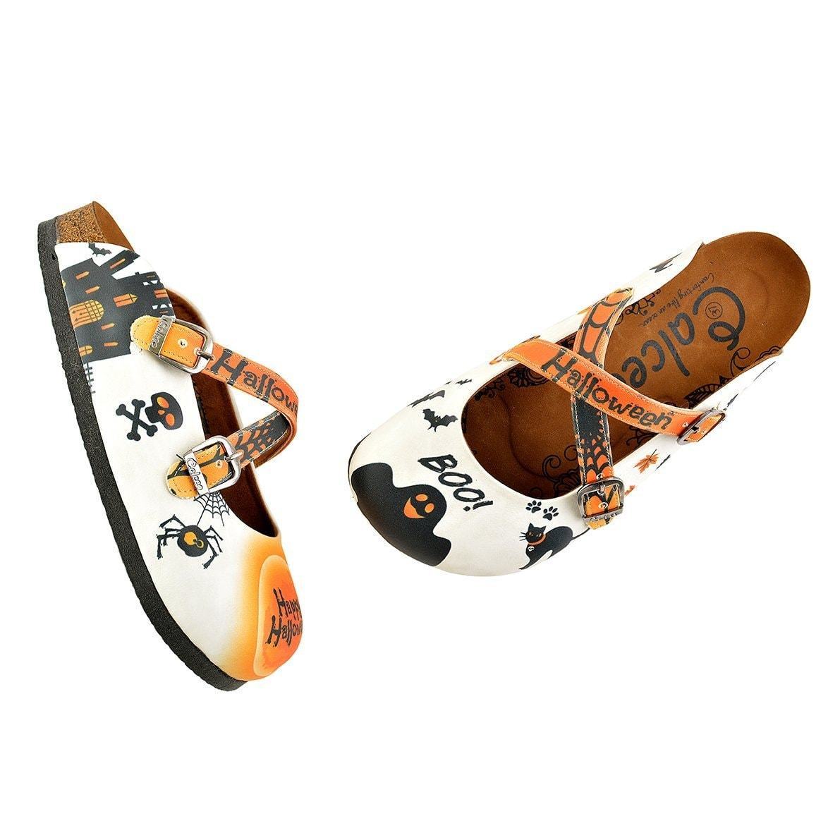 Happy Halloween Clogs WCAL150 (737667514464)