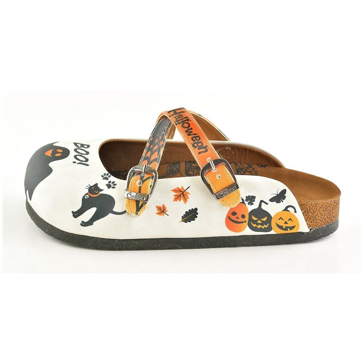 Happy Halloween Clogs WCAL150 (737667514464)