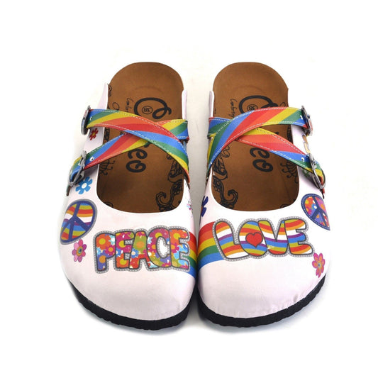 Peace & Love Clogs WCAL162 (737667219552)