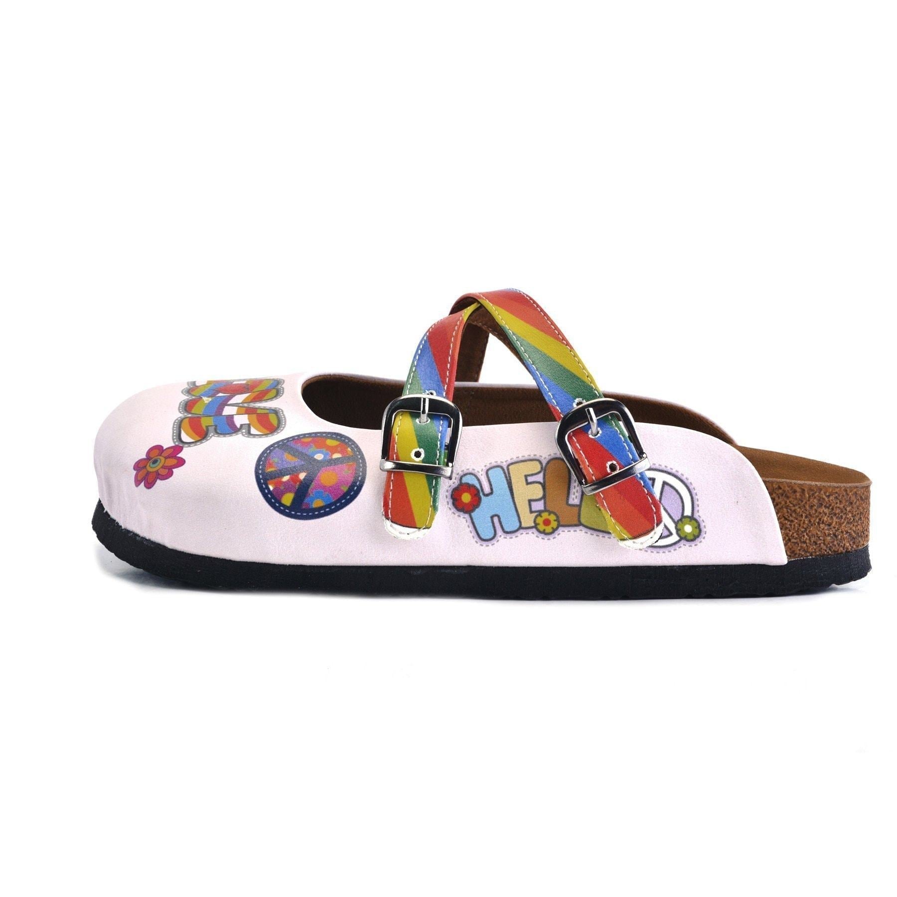 Peace & Love Clogs WCAL162 (737667219552)