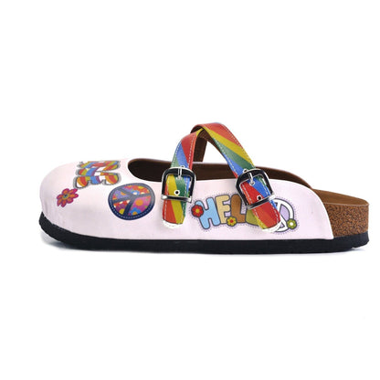 Peace & Love Clogs WCAL162 (737667219552)