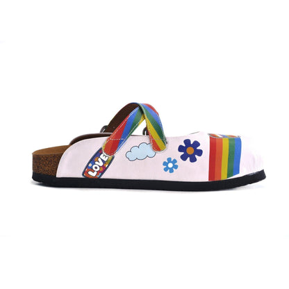 Peace & Love Clogs WCAL162 (737667219552)