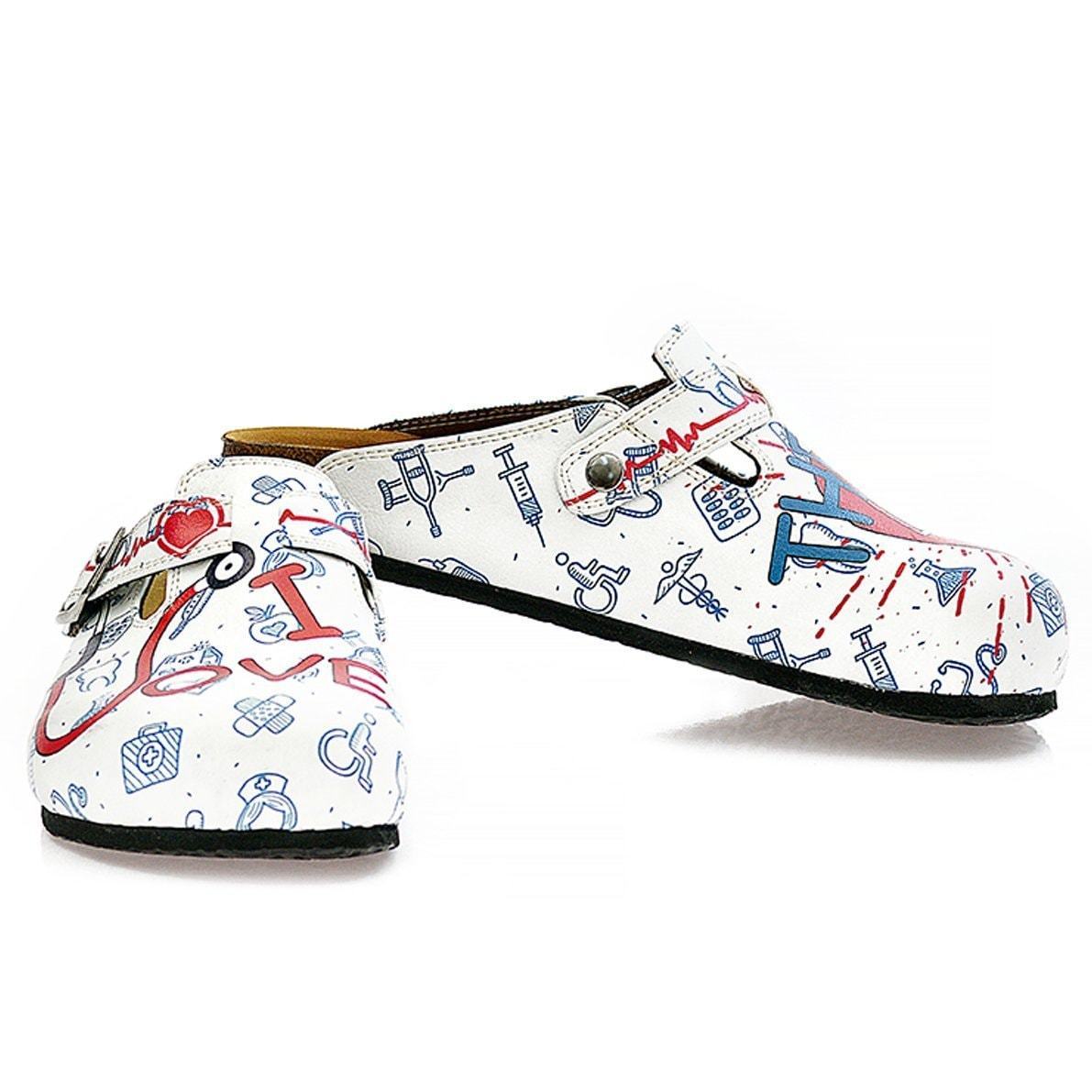 White Doctor Clogs WCAL325 (737670791264)