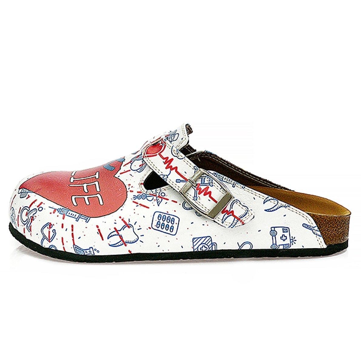White Doctor Clogs WCAL325 (737670791264)