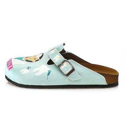 Light Blue Dentist Clogs WCAL329 (737670692960)