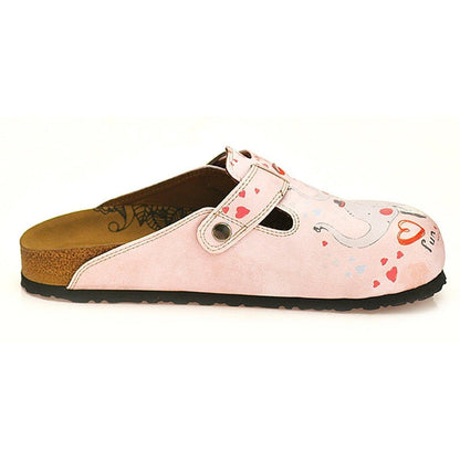Pink Fun Elephant Clogs WCAL338 (737699528800)