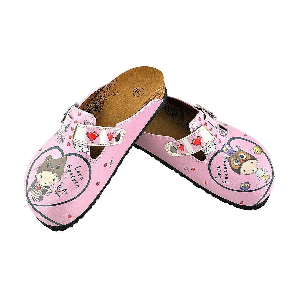 Pink Love Forever Clogs WCAL339 (737670529120)