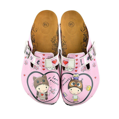 Pink Love Forever Clogs WCAL339 (737670529120)