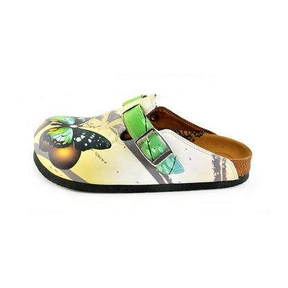 Green Butterfly Clogs WCAL344 (737670299744)