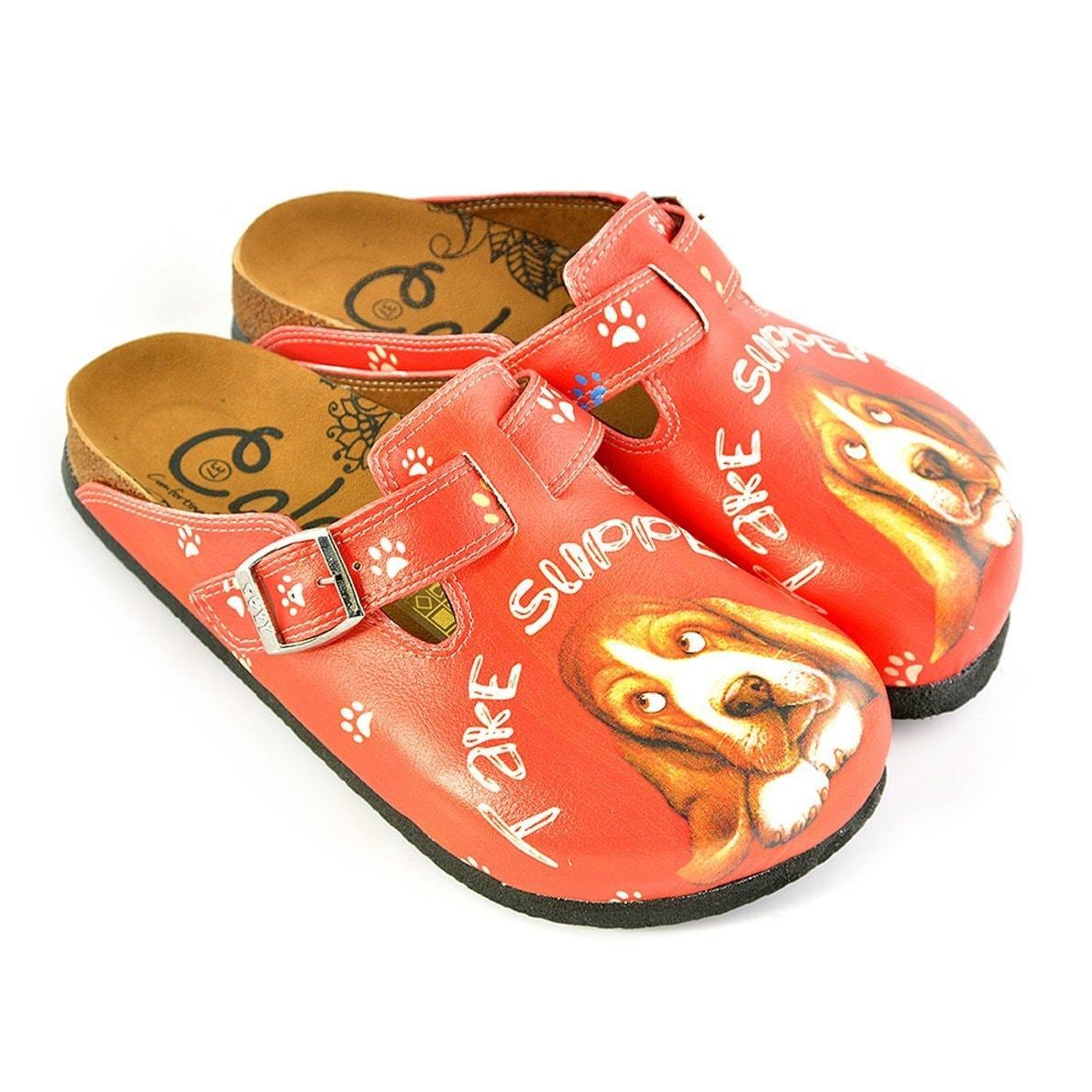 Red Take Suppers Clogs WCAL349 (737670201440)
