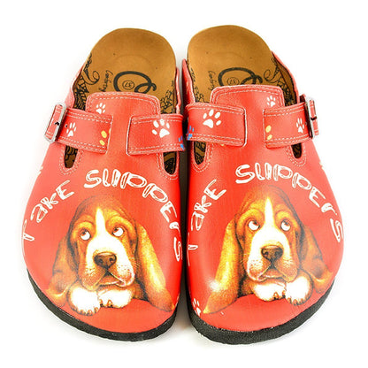 Red Take Suppers Clogs WCAL349 (737670201440)