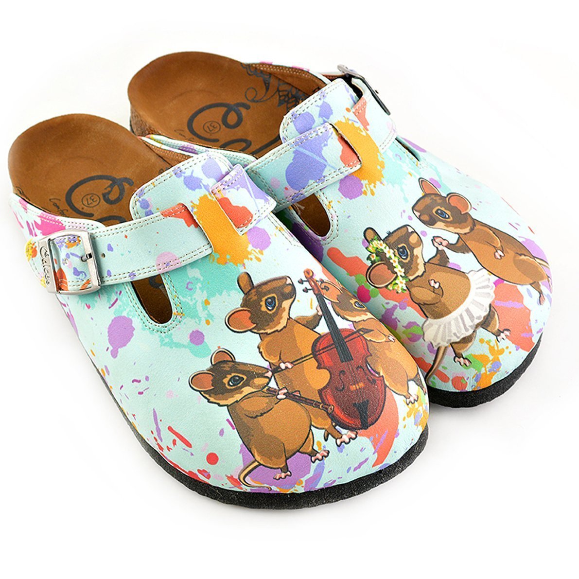 Dancing Mice Clogs WCAL353 (737666760800)