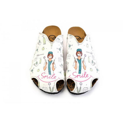 White Smile Dentist Clogs WCAL605