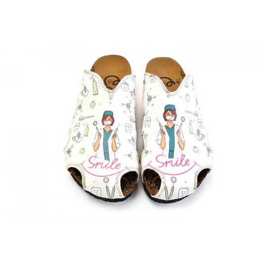 White Smile Dentist Clogs WCAL605